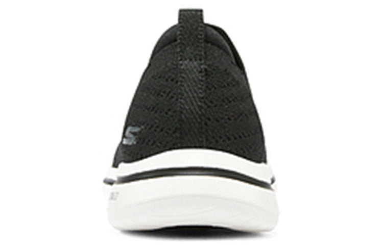 (WMNS) Skechers Go walk 5 'Black White' 124250-BKW