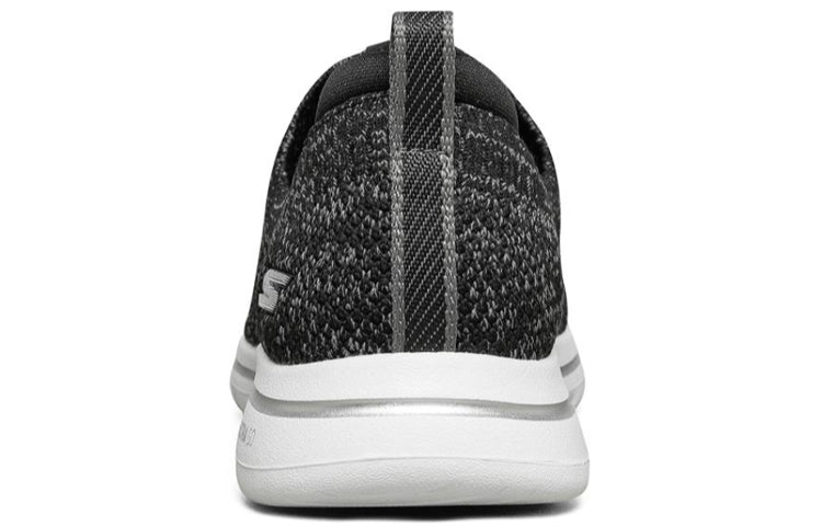 (WMNS) Skechers Go Walk 5 'Dark Grey White' 15952-BKGY
