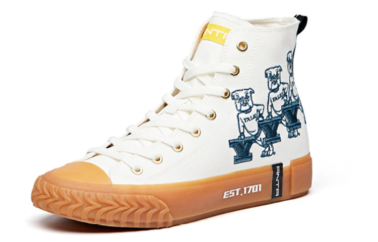 ANTA x Yale Canvas High 'White Gum' 112028650-8