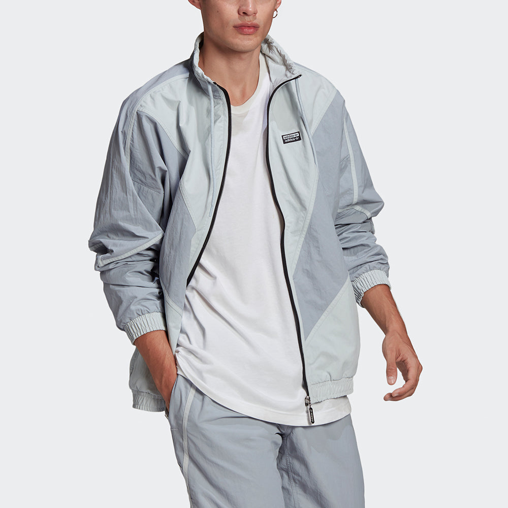 adidas originals V-Line Woven Tt Matching Woven Blazer For Men Grey GN3340
