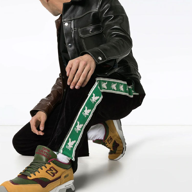 Off-White SS21 Sports Long Pants Loose Fit Black OMCA086R19C120211000