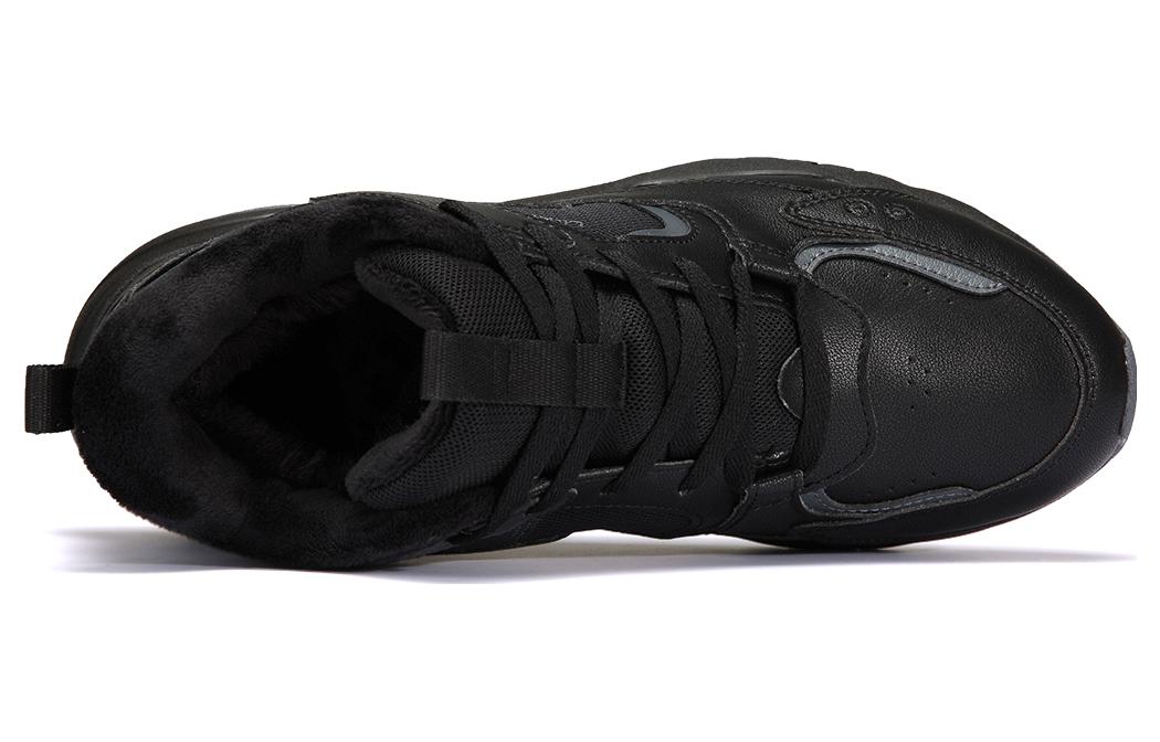 Li-Ning Lifestyle High Top Shoes 'Black Velour' AGLS209-3