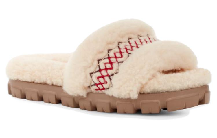 (WMNS) UGG Cozetta Slipper Heritage Braid 'Natural' 1143974-NAT