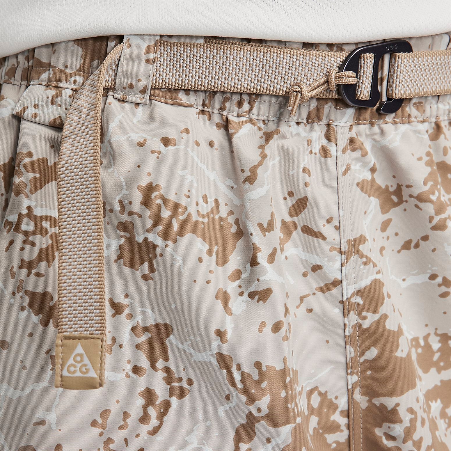 Nike ACG Allover Print Trail Shorts 'Light Iron Ore Summit White' FB8092-012