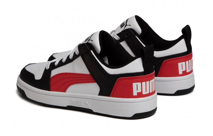 (GS) PUMA Rebound Layup Low SL Jr Sneakers Red/Black 370490-07