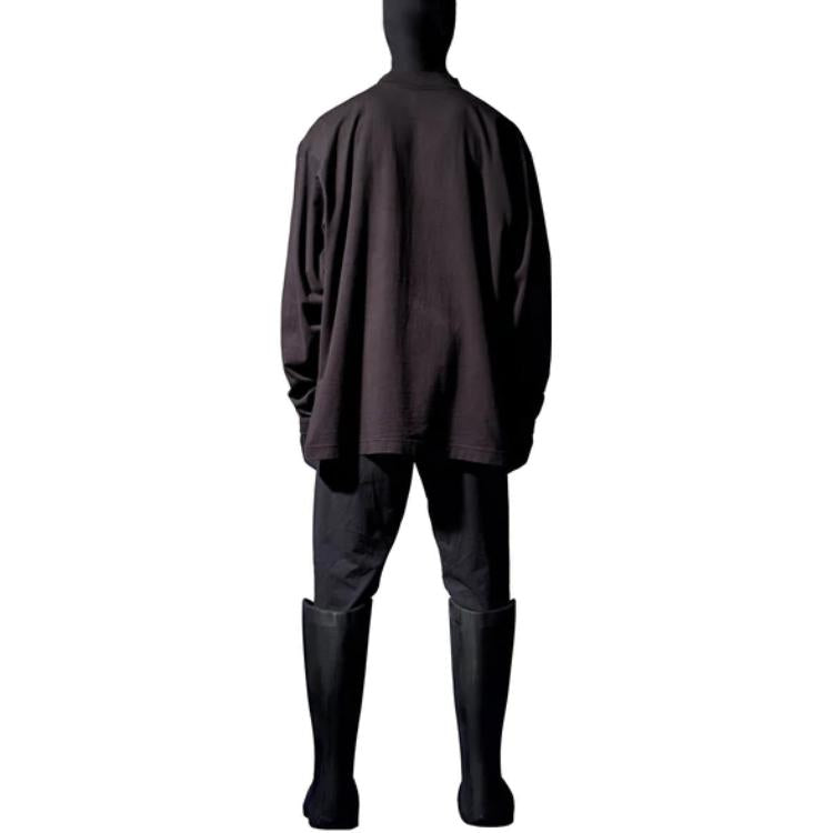Yeezy Gap SS22 Logo Longsleeve Tee 'Dark Grey' YEEZY-SS22-088