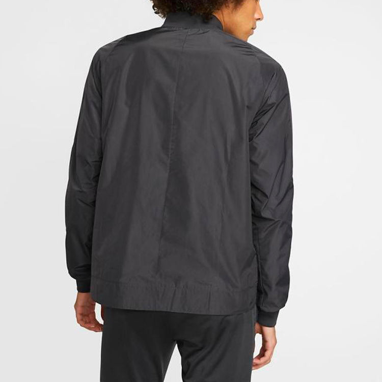 Nike FC Barcelona Loose Zipper reversible logo Jacket 'Black' CI1310-070