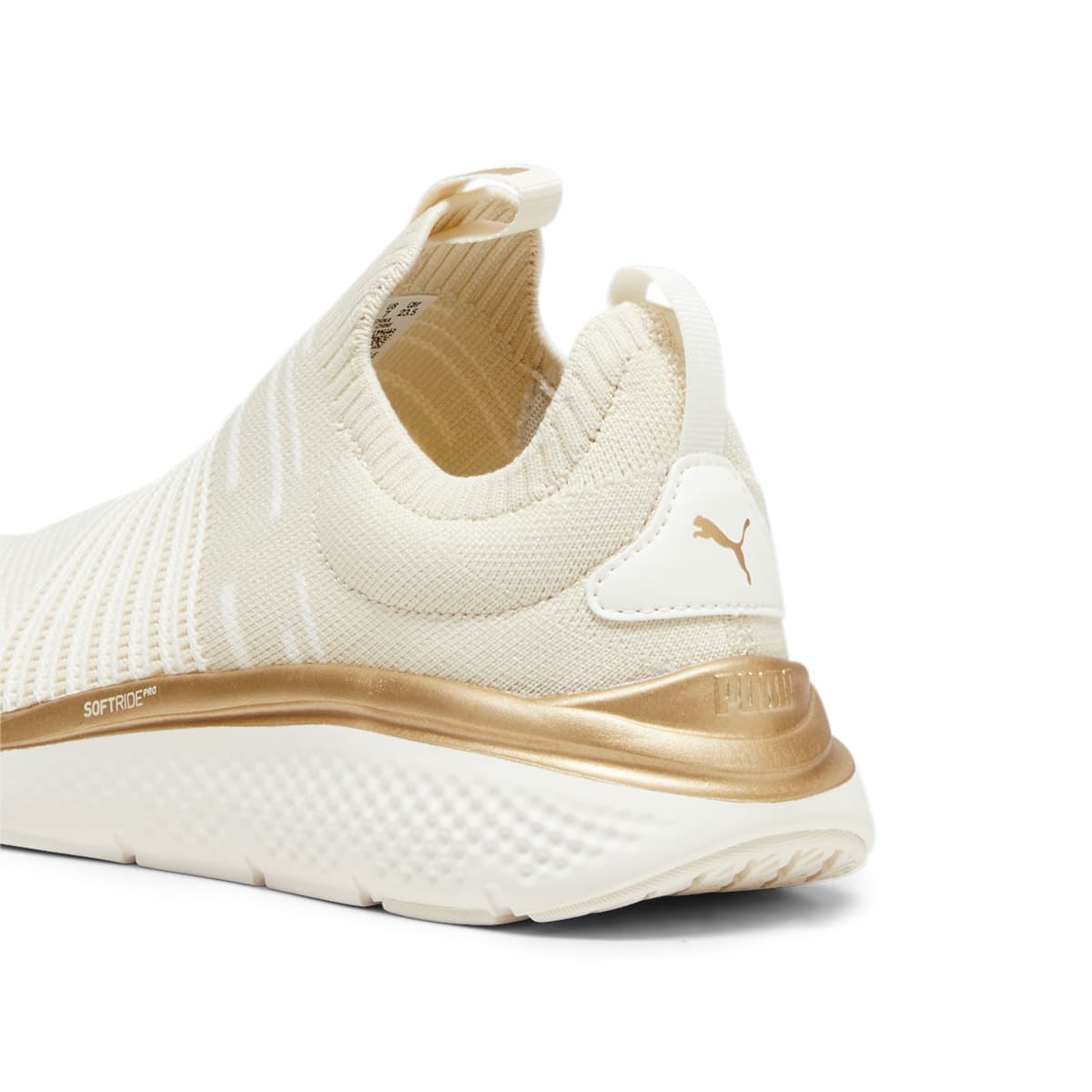 (WMNS) PUMA Softride Pro Echo Slip Metal Running Shoes 'White Gold' 378782-02