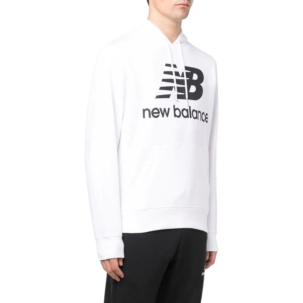 New Balance Essentials Pullover Hoodie Asia Sizing 'White' MT03558-WT