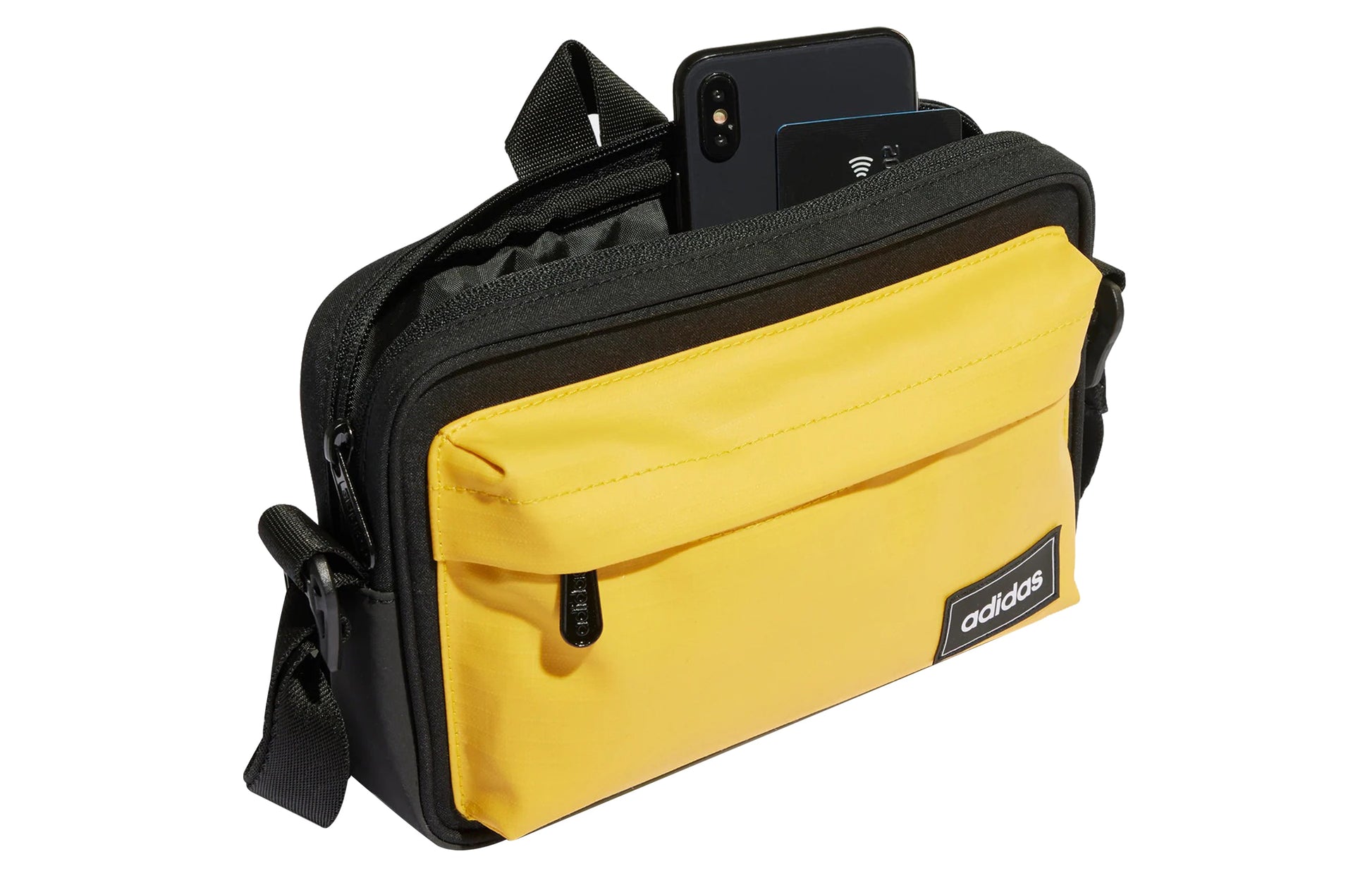 adidas Street Organizer Bag 'Black Yellow' HN9861