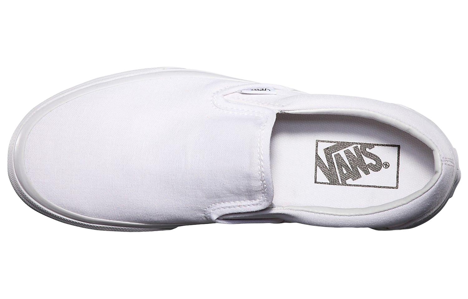 Vans Classic Slip-On Wide Canvas 'White' VN0A4BHOW00