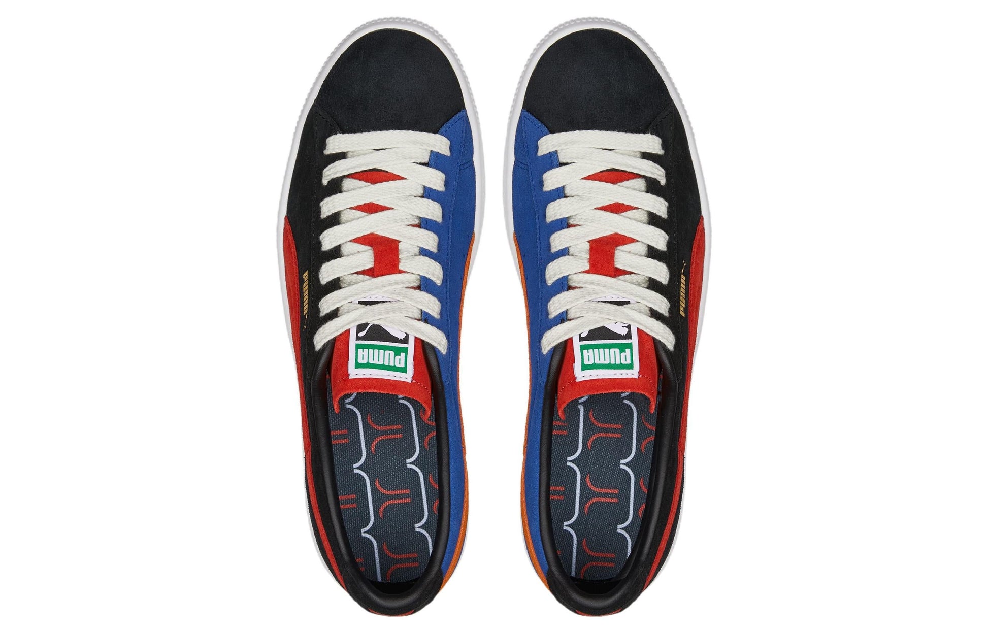 PUMA Vtg Teams 'Black Red Blue' 386581-02