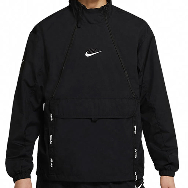 Nike Air Athleisure Casual Sports Jacket Black CU4119-010