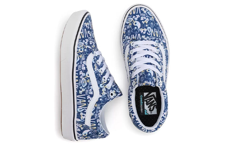 Vans Pastel Tie Dye Comfycush Old Skool 'Blue White' VN0A5DYCB1Y