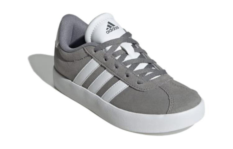(GS) adidas VL Court 3.0 'Grey White' ID6314