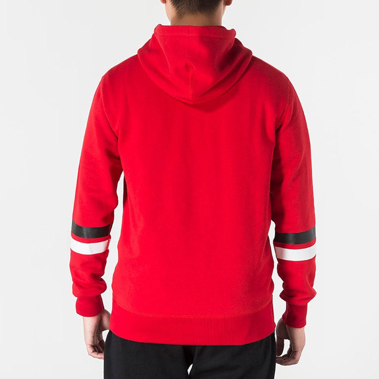 Converse Collegiate Text Pullover Hoodie Asia Sizing 'Red' 10017352-A04