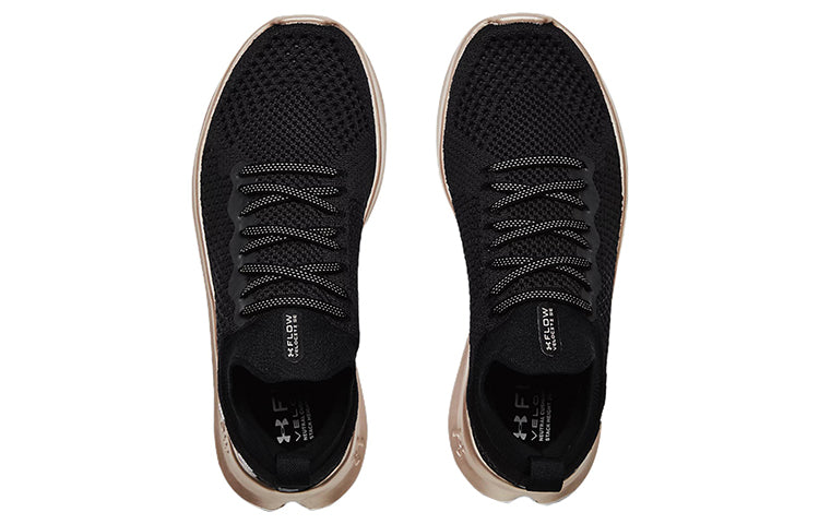 (WMNS) Under Armour Flow Velociti SE Metallic 'Black Metallic Gold' 3025256-004