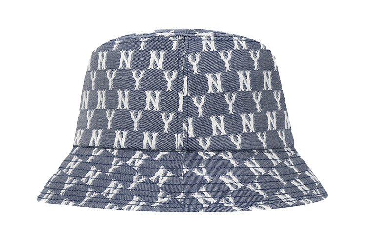 MLB Full Print Alphabet Retro Denim Navy Blue yc 32CPHV011YC