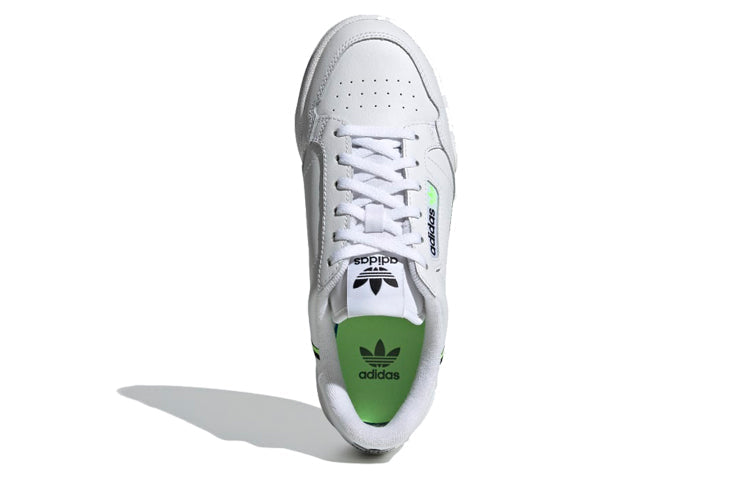(GS) adidas Continental 80 J 'White Green' EG6820