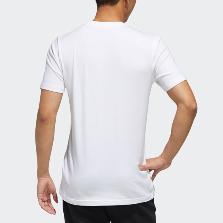 adidas M Stmp T Training Sports Short Sleeve White FM6243