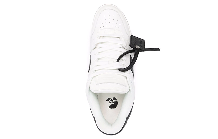 Off-White Out Of Office Low-Top Sneakers 'White Black' OMIA189C99LEA0010110