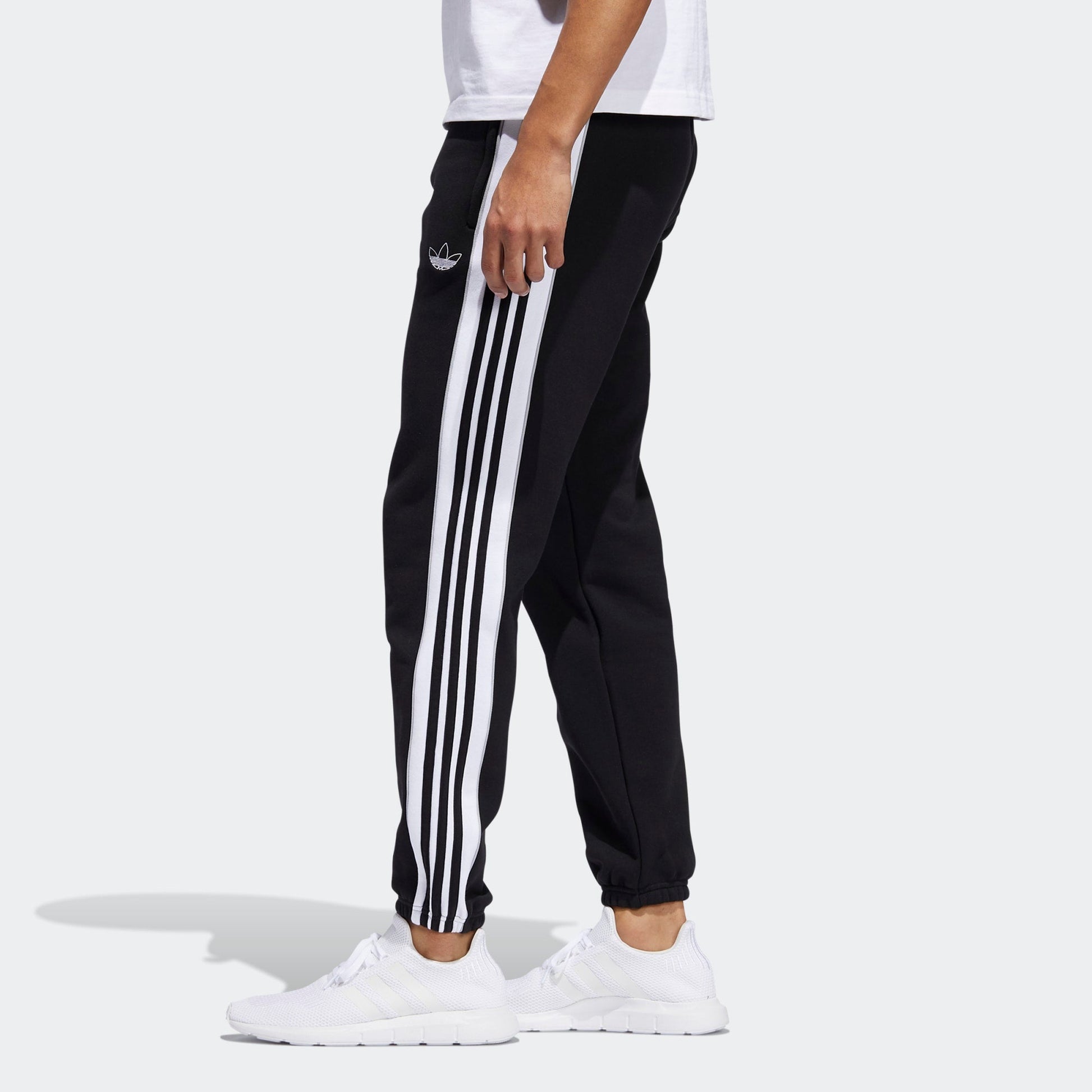 adidas originals 3-Stripe Panel Sweatpants logo ED6255