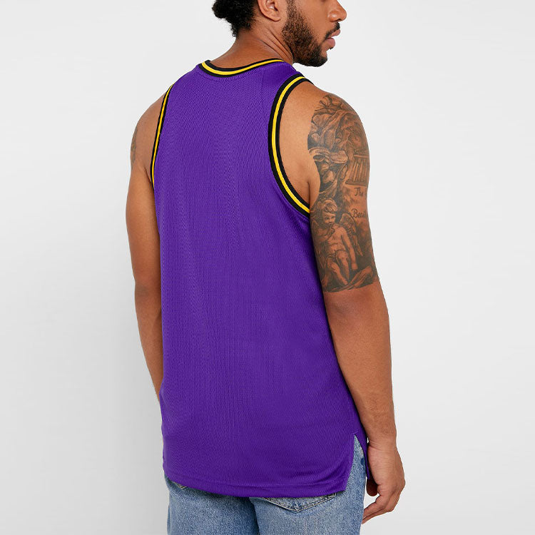 Nike NBA Basketball Sports Vest Lakers Purple BQ9343-504