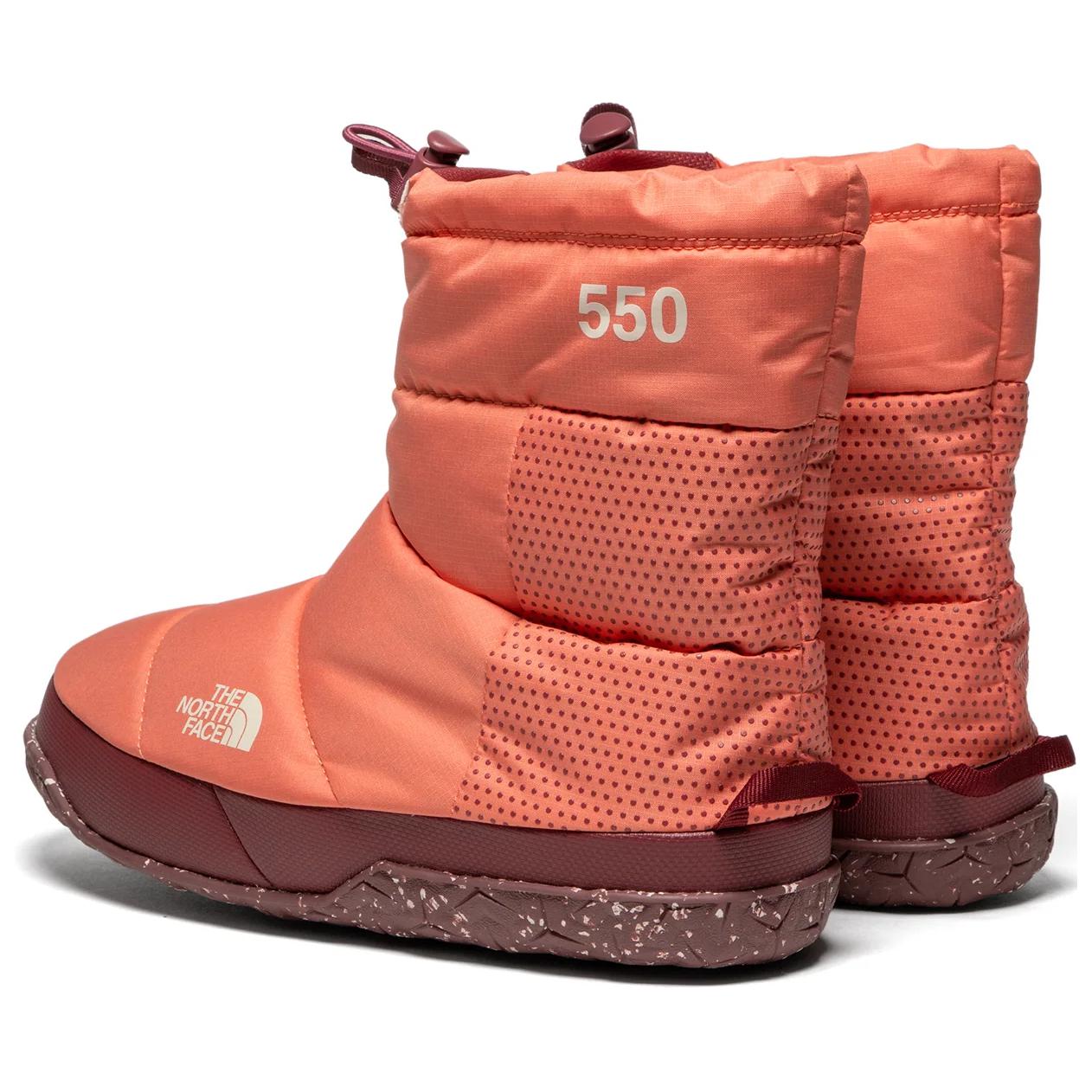 (WMNS) THE NORTH FACE Nuptse Apres Booties 'Coral Sunrise Wild Ginger' A5LWC-89X