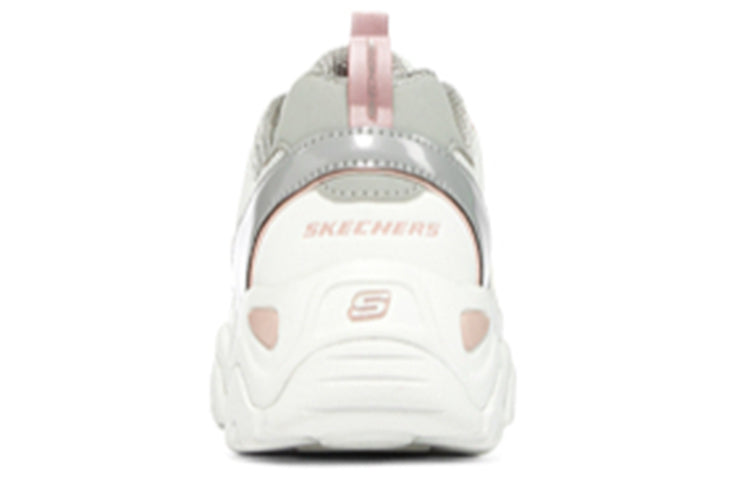 (WMNS) Skechers D'Lites 2.0 'White Pink Gray' 896091-WGPK