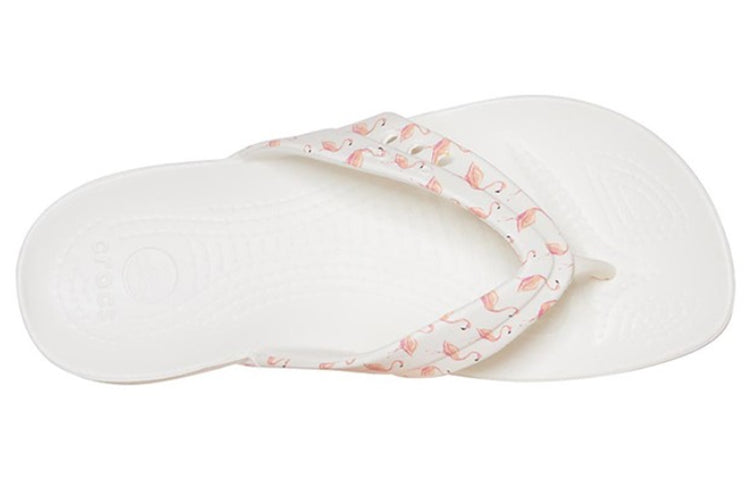 (WMNS) Crocs Kadee Summer Flip-Flops White 206190-6J0