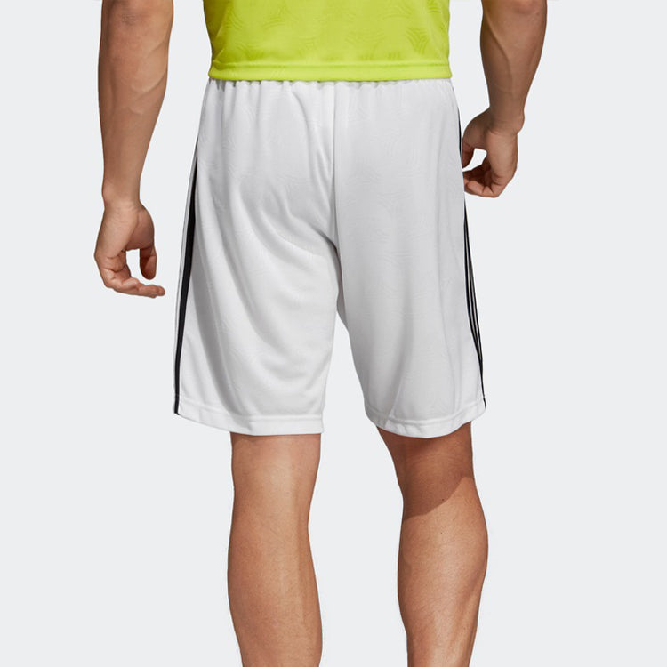 adidas Creator Soccer/Football Sports Stripe Shorts White DT9842