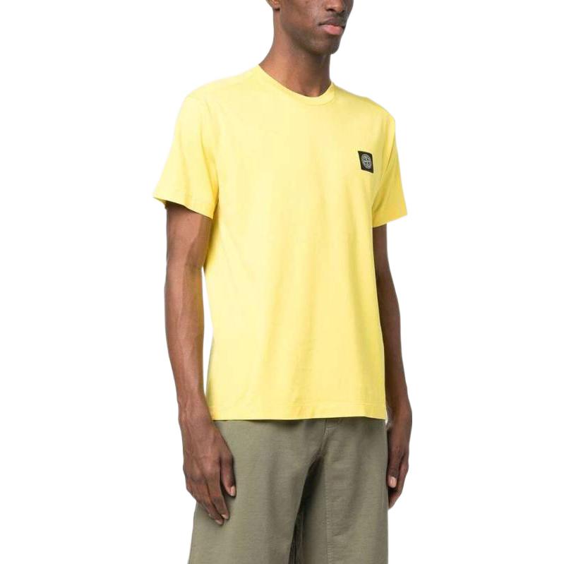 STONE ISLAND Patch T-shirt 'Yellow' 101524113-V0030