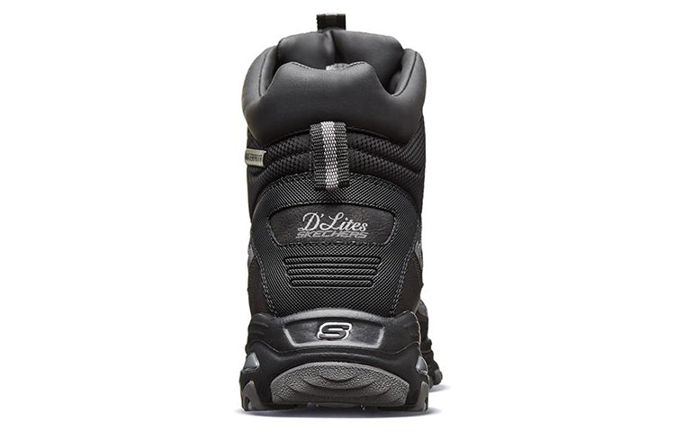(WMNS) Skechers D'Lite Icemont 'Black' 44980-BLK