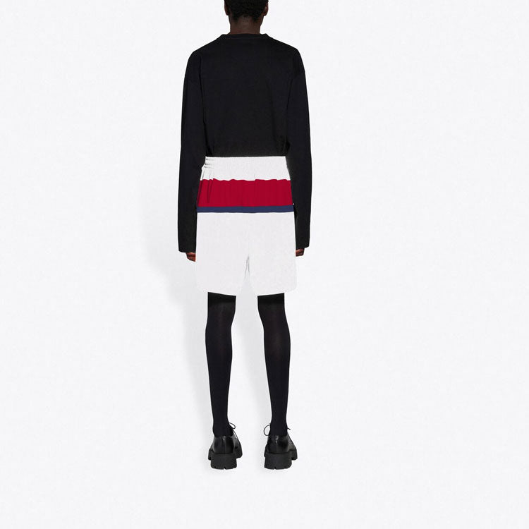 Balenciaga Logo Patch Hockey Short 'White' 657106TKV248090