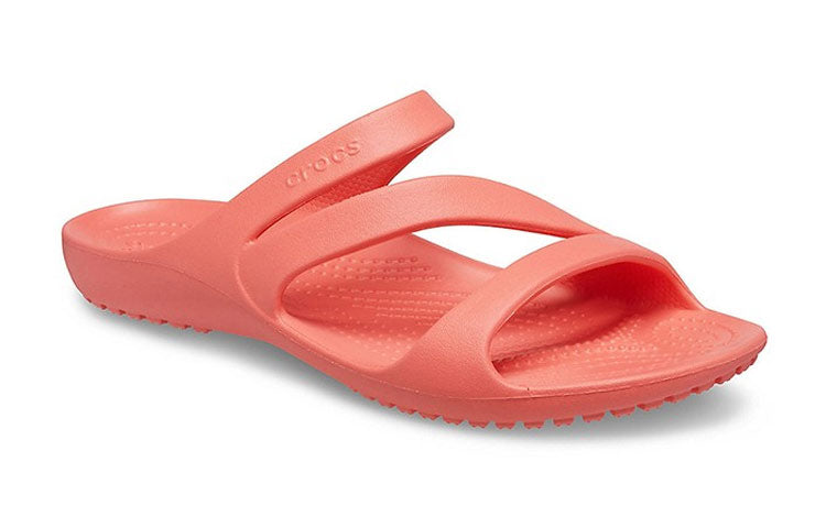 (WMNS) Crocs Orange Red Slippers 206756-6SL