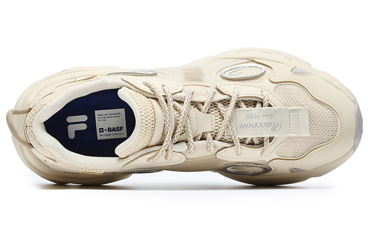 FILA FUSION Raccoon Sneakers 'Beige Silver' T12M231121FAS