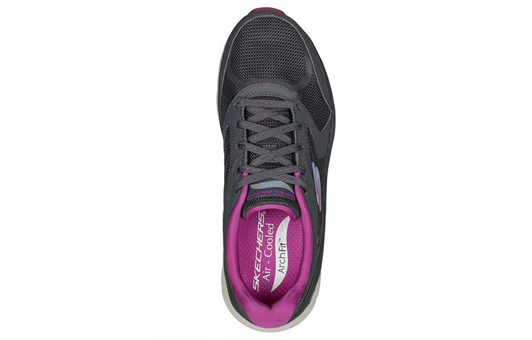 (WMNS) Skechers Arch Fit DLux 'Charcoal Purple' 149686-CCPR