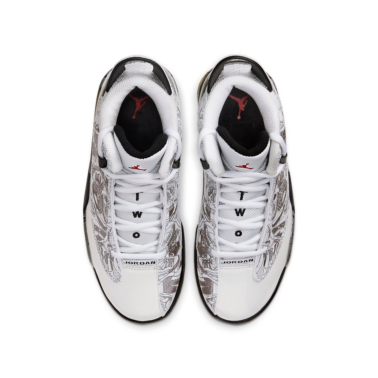 (GS) Air Jordan Dub Zero 'White Cement' 311047-105