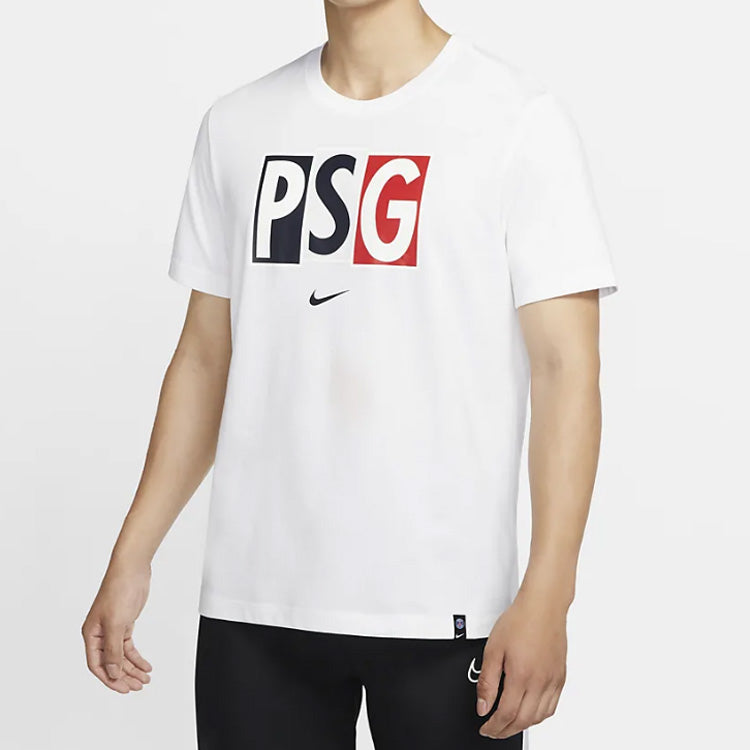 Nike Sports Cozy Casual Short Sleeve White CD1193-100