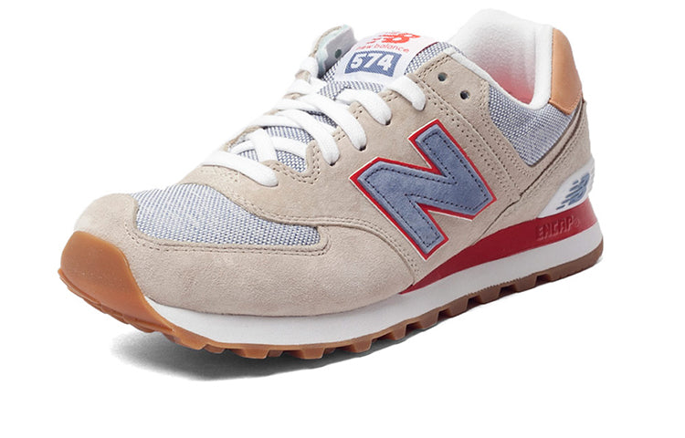 New Balance 574 Beige/Red ML574PIC