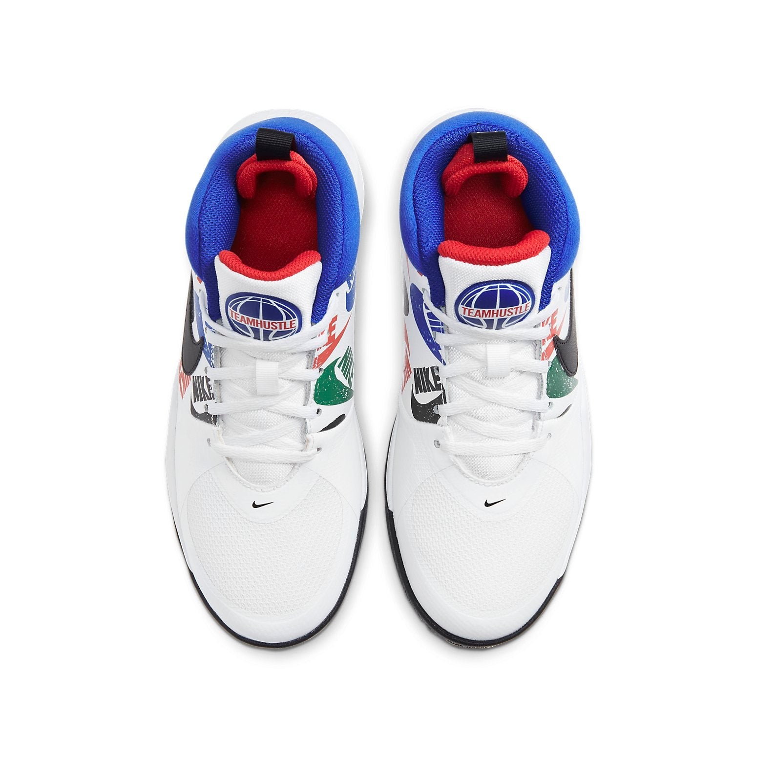 (GS) Nike Team Hustle D 9 'Black White Blue' CW5815-100