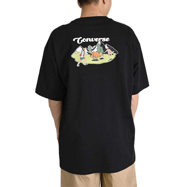 Converse Outdoor Graphic Tee Asia Sizing 'Black' 10025882-A02