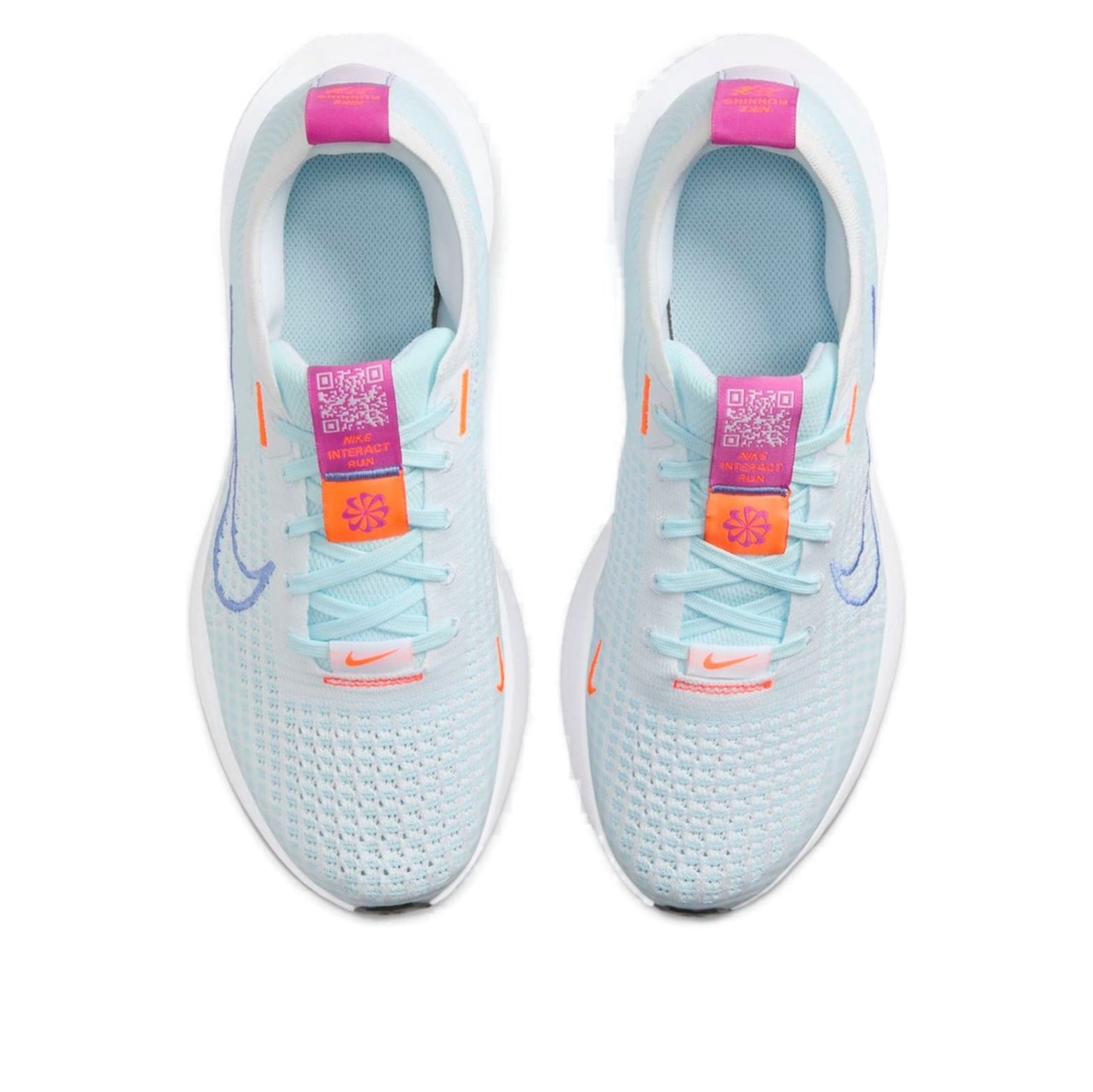 (WMNS) Nike Interact Run 'White Glacier Blue Pink' FD2292-107