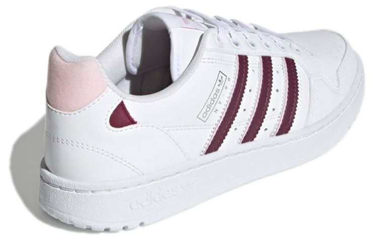 (WMNS) adidas Originals NY 90 Stripes 'White Red Pink' H03100