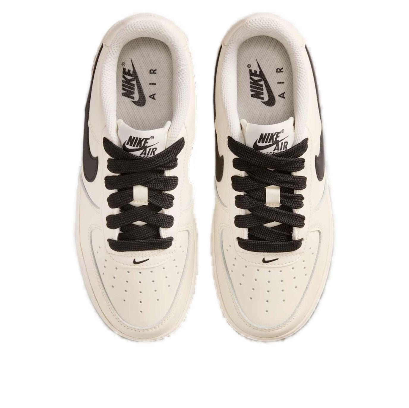 (GS) Nike Air Force 1 Low LV8 'Soft Pearl Gum Black' HQ1911-002