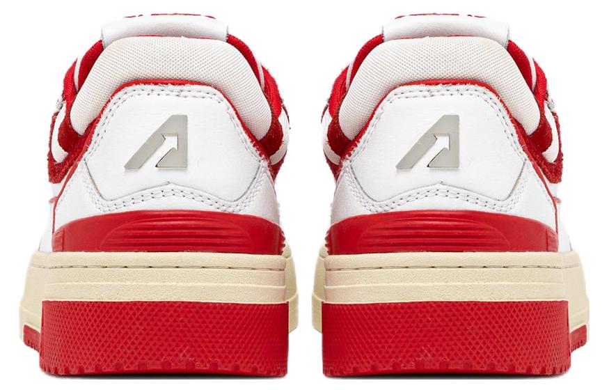 (WMNS) Autry CLC Leather Sneakers 'White Red' ROLW-MM12