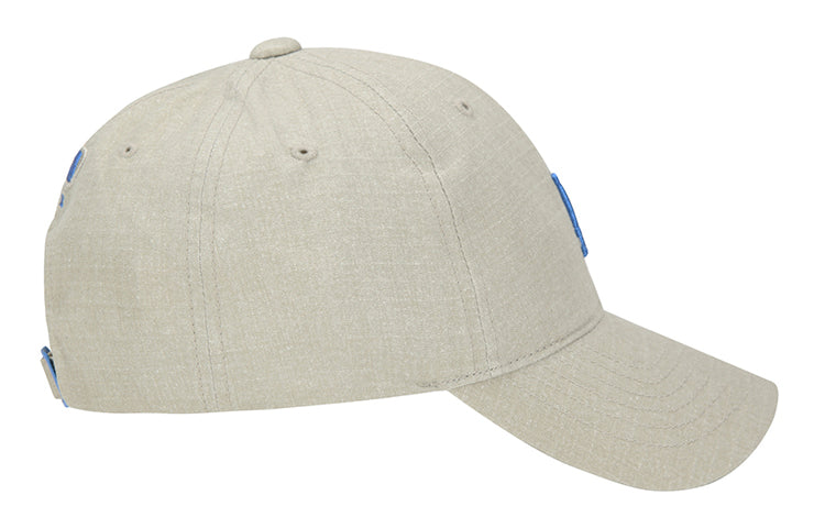 MLB Small Label Cap Baseball Cap Khaki Blue 32CPCE011-07B