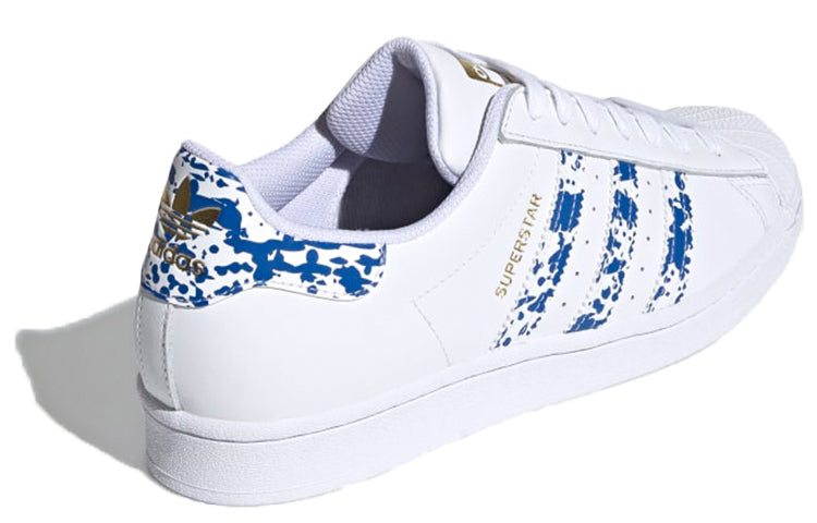 adidas Superstar 'White Blue Splatter' FY7713