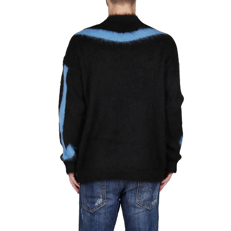 Men's Off-White SS21 Arrow Printing Black OMHA036F20KNI0021040