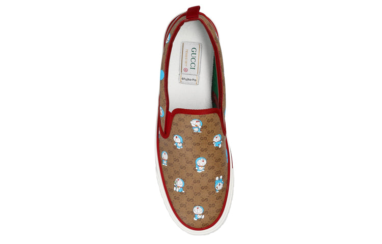 (WMNS) Gucci x Doraemon GG Sneakers 'Brown Red' 655024-2TU30-8968